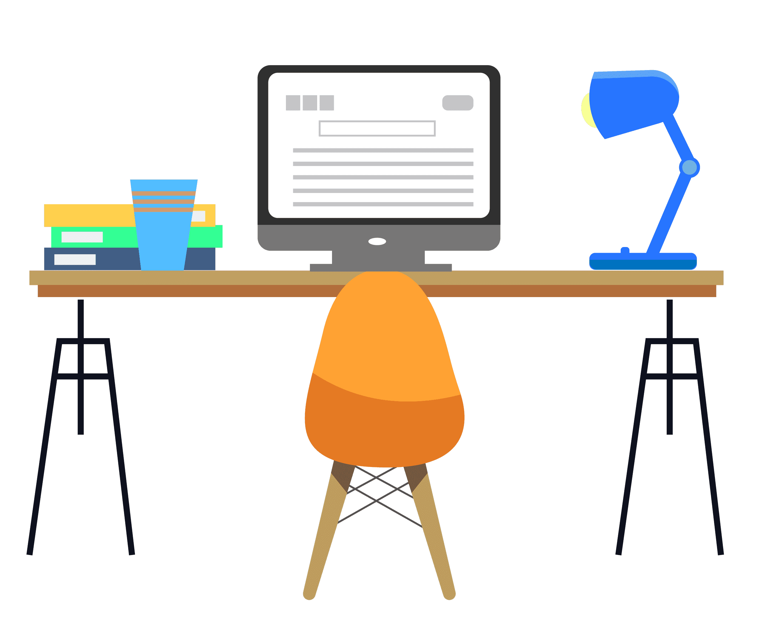 Co-working office space with desk in Phnom Penh